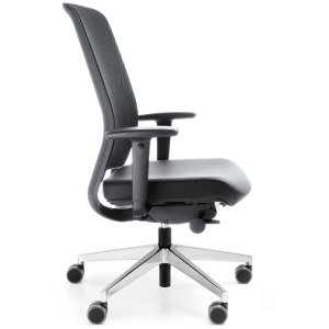 Vorschau: Profim Veris Net Netzrücken schwarz - Sitzbezug Next NX-16 schwarz - Alufußkreuz poliert - Seite Vorschau: Profim Veris Net Netzrücken schwarz - Sitzbezug Next NX-16 schwarz - Alufußkreuz poliert - Seite