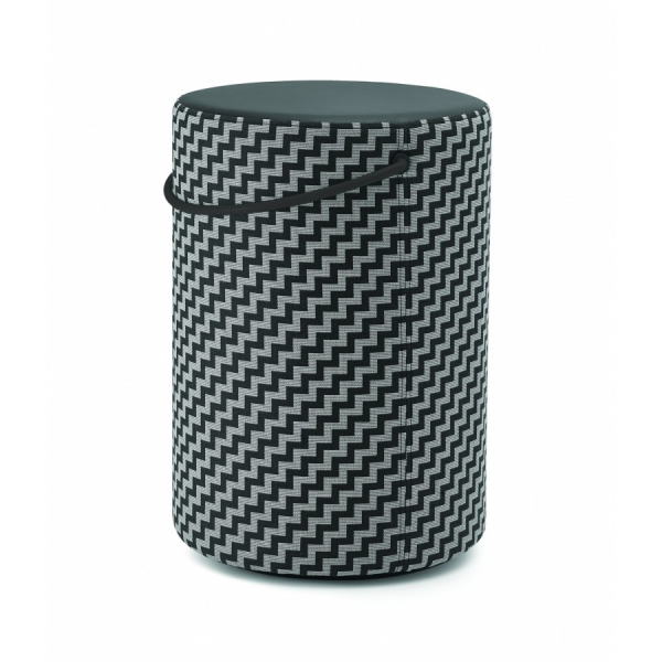 Bejot Point H Sitzhocker Stoff Accessoire Etage AC880 mit schwarzem Griff