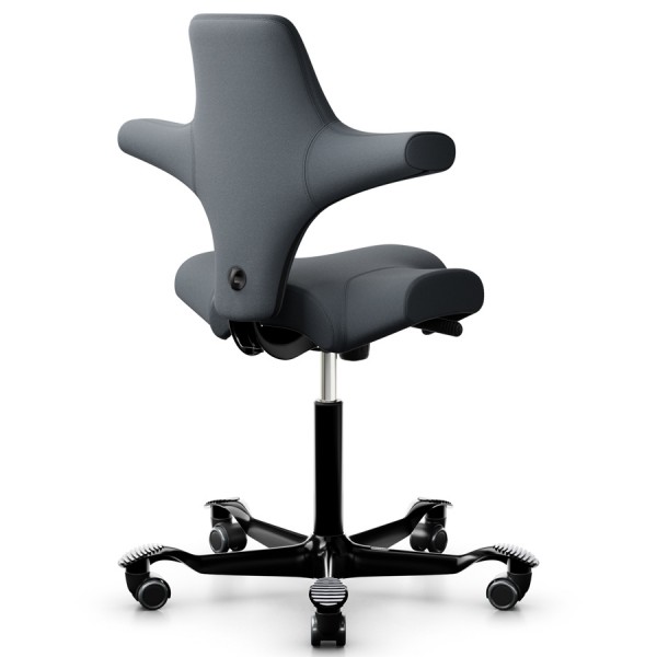 HAG CAPISCO 8106 - Stoff Select 60003 - Gestell schwarz - Rückansicht