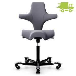 HAG Capisco 8106 Stoff Xtreme grau 081 Gestell schwarz HAG Capisco 8106 Stoff Xtreme grau 081 Gestell schwarz