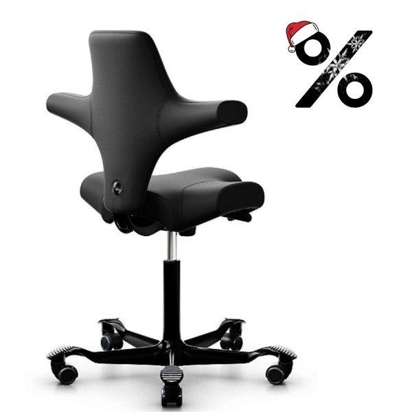 HAG CAPISCO 8106 | Leder Schwarz | Gestell Schwarz günstig online kaufen