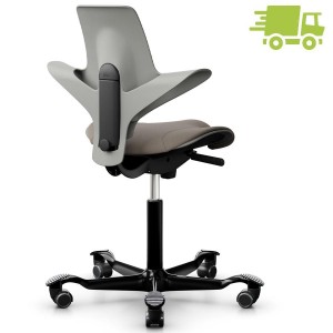 HAG CAPISCO PULS 8020 lehm mit Stoff Select lehm - Gestell schwarz HAG CAPISCO PULS 8020 lehm mit Stoff Select lehm - Gestell schwarz
