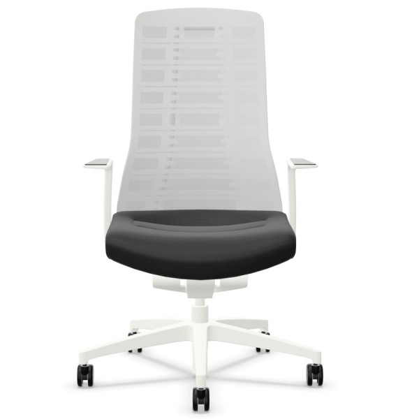 Interstuhl PUREis3 PU213 Polster graphitschwarz - Frontansicht