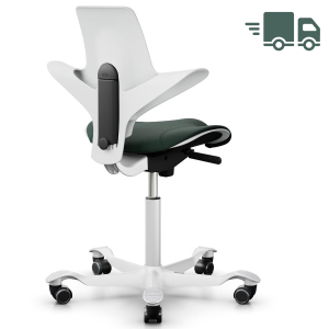 HAG CAPISCO PULS 8020 White Edition mit Stoff Select dunkelgrün HAG CAPISCO PULS 8020 White Edition mit Stoff Select dunkelgrün