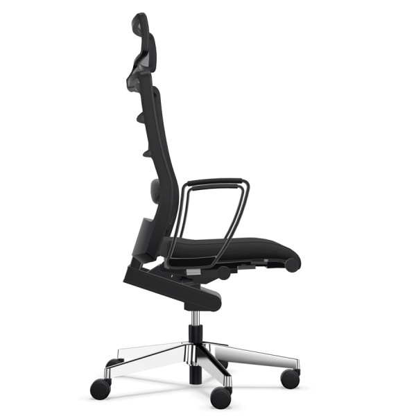 Interstuhl AirPad CM21P (3C72) mit Kopfstütze - Quick & Smart Modell - Seitenansicht