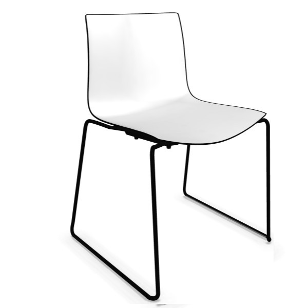 Arper Catifa 0278 schwarz weiss