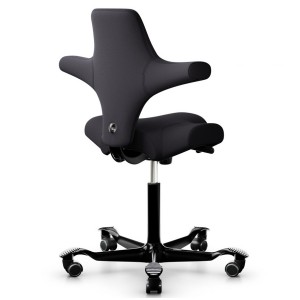 HAG CAPISCO 8106 Stoff Xtreme dunkelgrau Gestell schwarz HAG CAPISCO 8106 Stoff Xtreme dunkelgrau Gestell schwarz