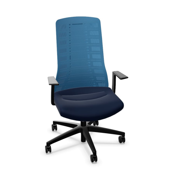 Interstuhl PURE PU213 schwarz blau-mix