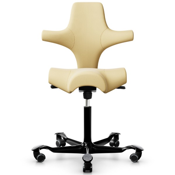 HAG CAPISCO 8106 - Stoff Patina 016 - Gestell schwarz - Frontansicht