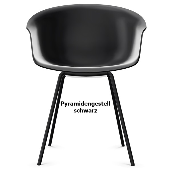 Interstuhl SHUFFLEis1 SU371 - Pyramidengestell schwarz
