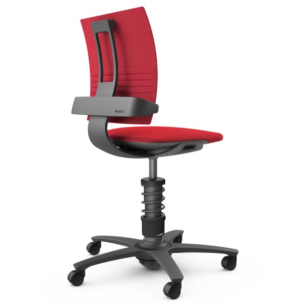 Aeris 3Dee Bürostuhl Capture rot Standard-Feder - Gestell schwarz