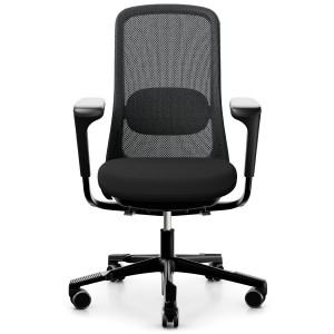 Vorschau: HAG SoFi Mesh 7500 Bürostuhl mit Netzrücken schwarz - Frontansicht Vorschau: HAG SoFi Mesh 7500 Bürostuhl mit Netzrücken schwarz - Frontansicht