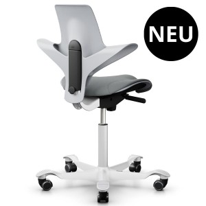 HAG CAPISCO PULS 8020 hellgrau mit Stoff Select hellgrau - Gestell weiß HAG CAPISCO PULS 8020 hellgrau mit Stoff Select hellgrau - Gestell weiß