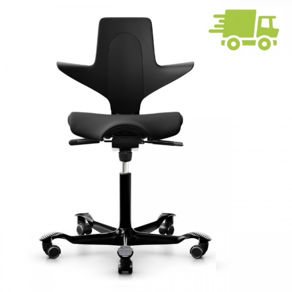 HAG Capisco Puls 8020 schwarz mit Gestell schwarz