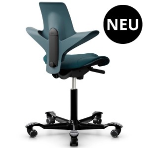 HAG CAPISCO PULS 8020 petrol mit Stoff Select petrol - Gestell schwarz HAG CAPISCO PULS 8020 petrol mit Stoff Select petrol - Gestell schwarz