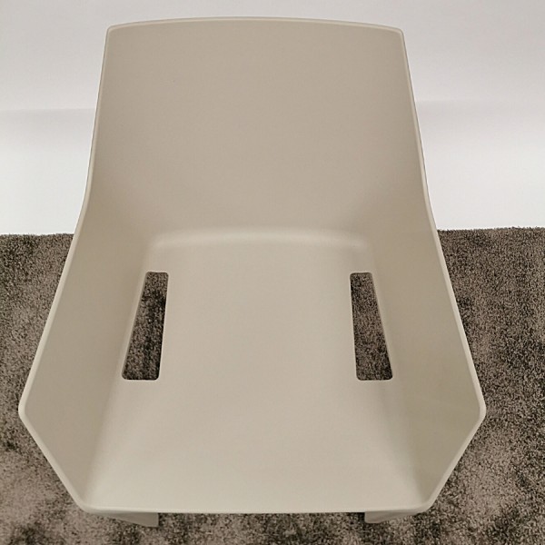 Kristalia MEM Stuhl beige - Ansicht von oben