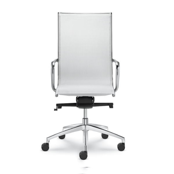 LD Seating Puto Chefsessel mit Netzbezug weiss