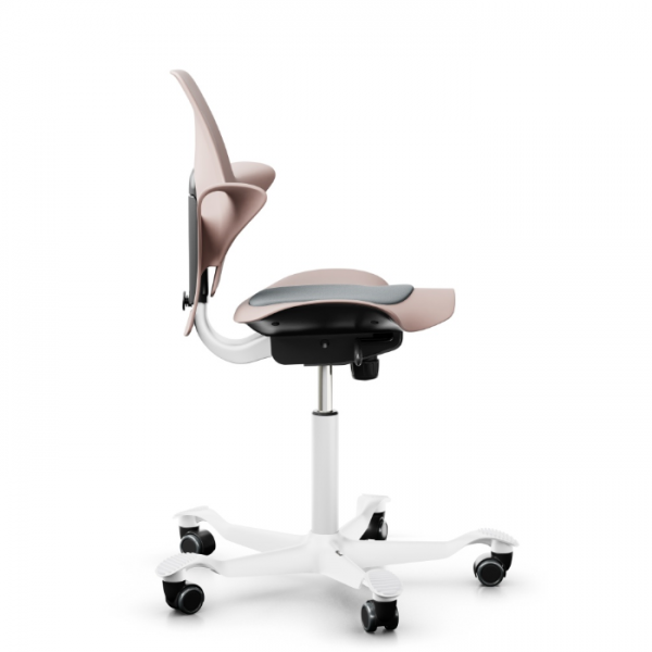 HAG Capisco Puls 8010 rosa mit Gestell weiß