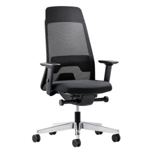 Interstuhl Ergonomic (004) Bürostuhl Netzrücken mit Flextech - seitliche Frontansicht Interstuhl Ergonomic (004) Bürostuhl Netzrücken mit Flextech - seitliche Frontansicht
