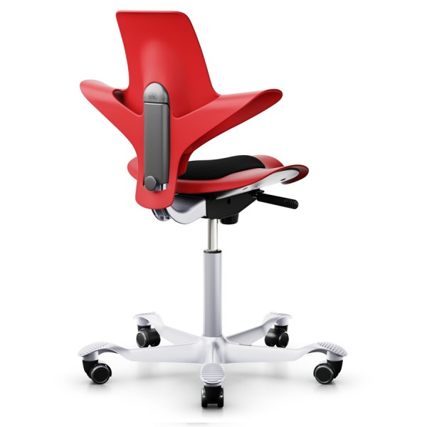 HAG Capisco Puls 8010 rot mit Gestell silber