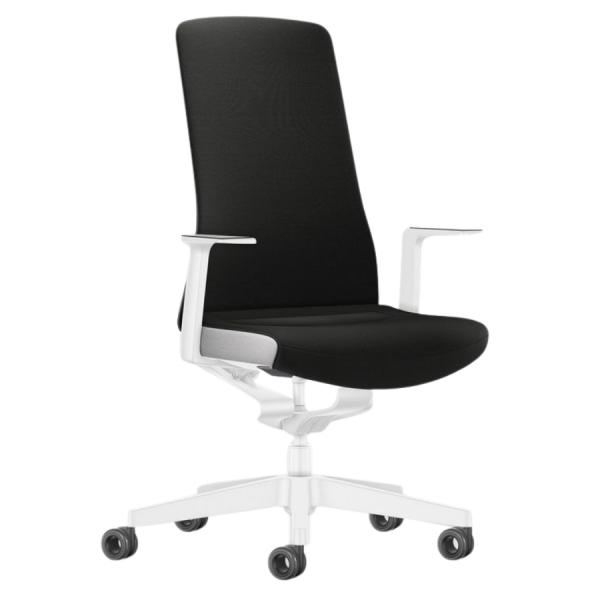 Interstuhl PURE INTERIOR Edition Bürostuhl mit Polsterrücken - Variante schwarz