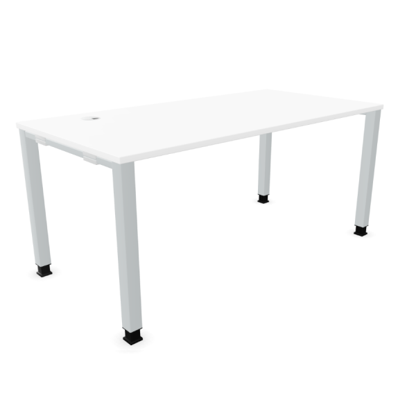 Palmberg Systo Tec Platte Weiß mit Gestell Weißaluminium