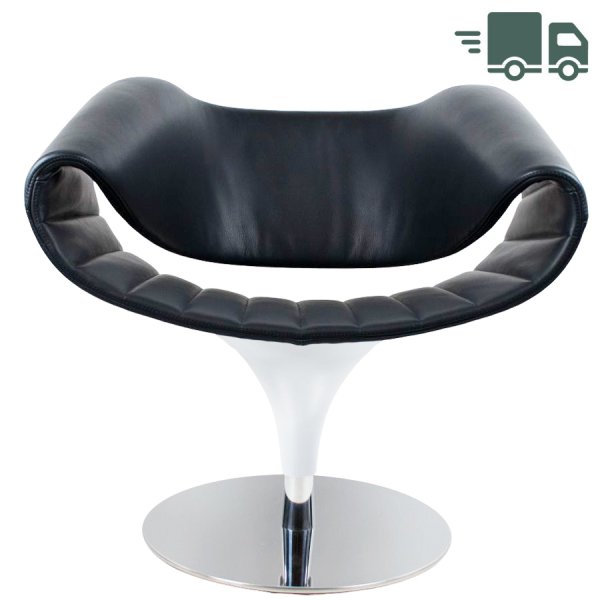 Züco Perillo Lounge Sessel PR 281 - Echtleder schwarz
