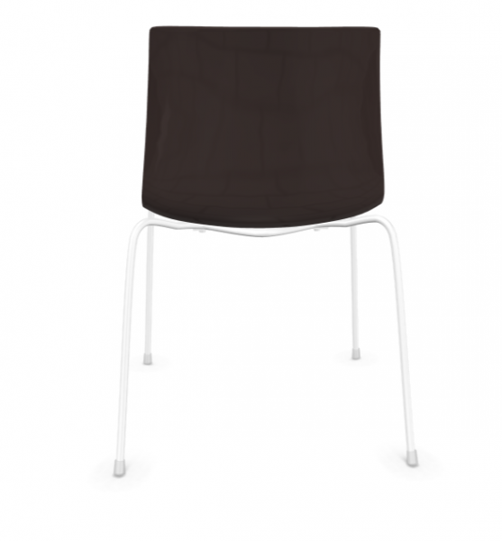 arper catifa 46 0251 braun-weiss Gestell weiß