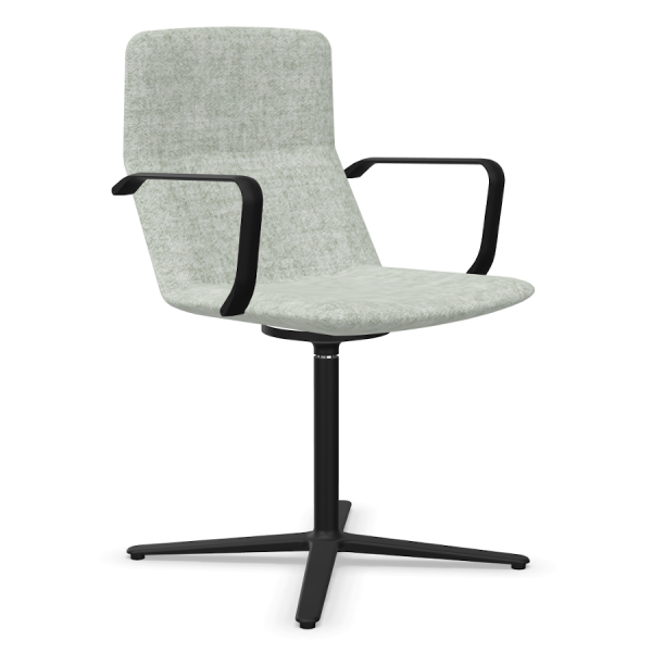 LD Seating FLEXI Konferenzstuhl F25-N1 Gestell in schwarz