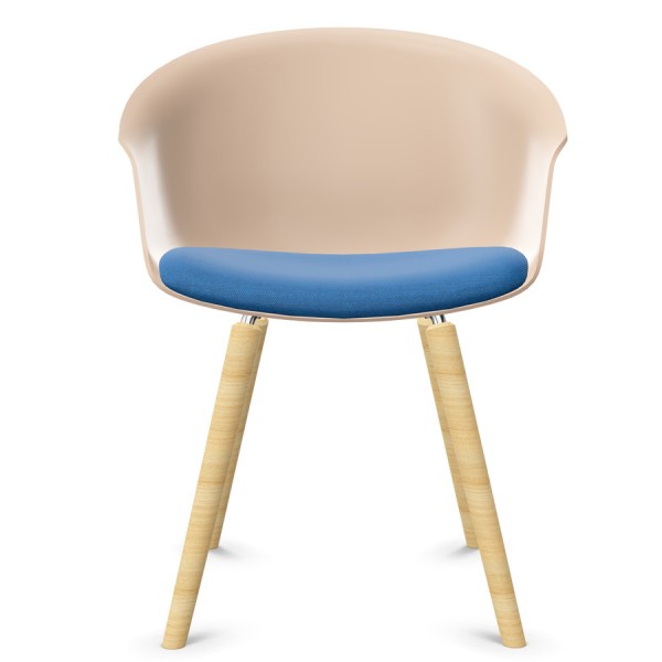 Interstuhl SHUFFLEis1 SU362 Loungesessel - Sitzschale teint