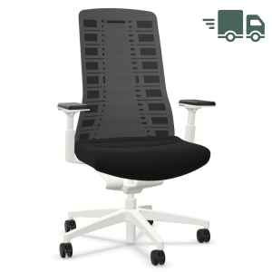 Interstuhl PUREis3 PU213 Bürostuhl weiß mit Netzrücken Farbe schwarz 3D-Armlehnen - schnell geliefert Interstuhl PUREis3 PU213 Bürostuhl weiß mit Netzrücken Farbe schwarz 3D-Armlehnen - schnell geliefert