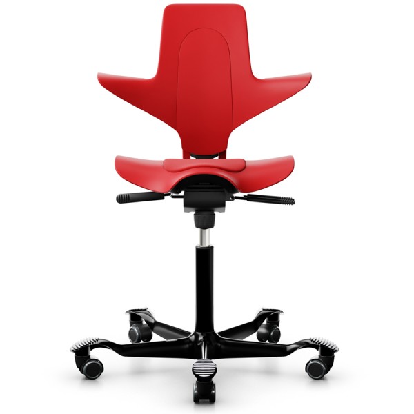 HAG Capisco Puls 8010 rot mit Kissen Xtreme rot