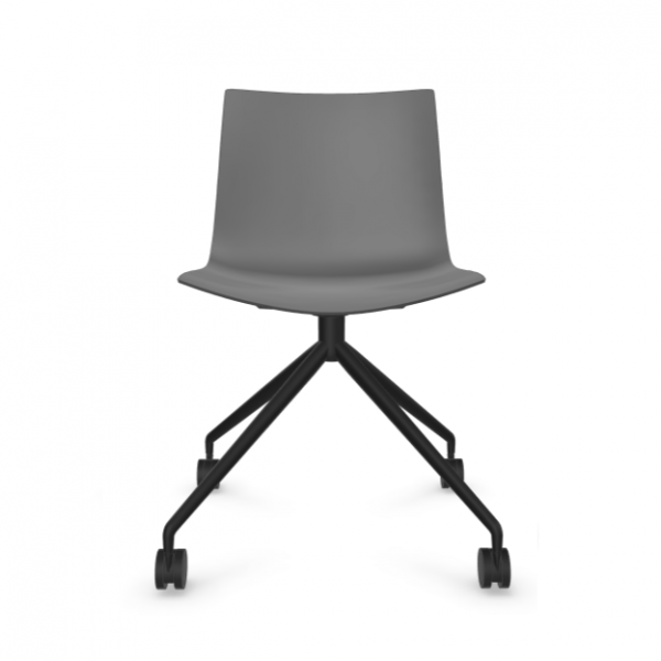 Arper Catifa 46 0369 einfarbig Gestell schwarz mit Rollen