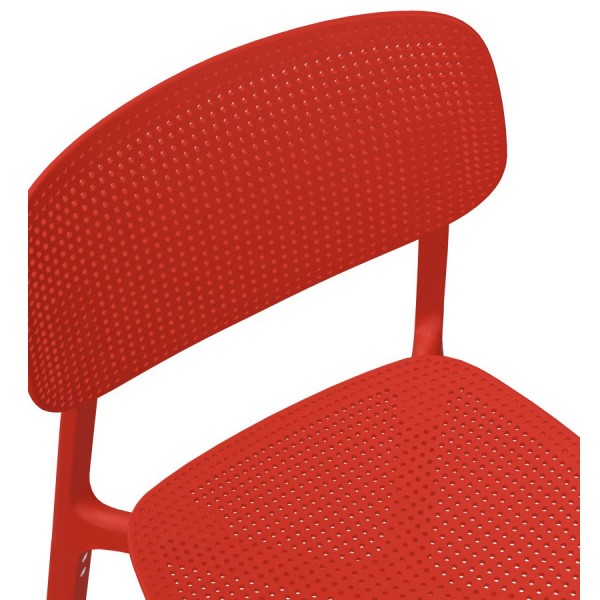 Kristalia COLANDER Barhocker rot koralle Bild 4