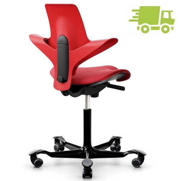 HAG CAPISCO 8010 in Rot - Gestell schwarz