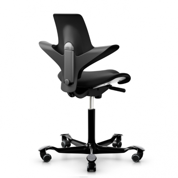 HAG Capisco Puls 8020 schwarz mit Gestell schwarz