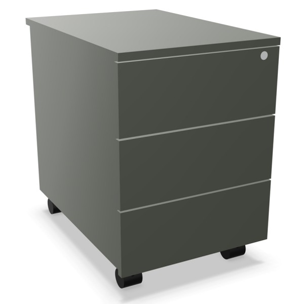mdd Rollcontainer grifflos - anthrazit