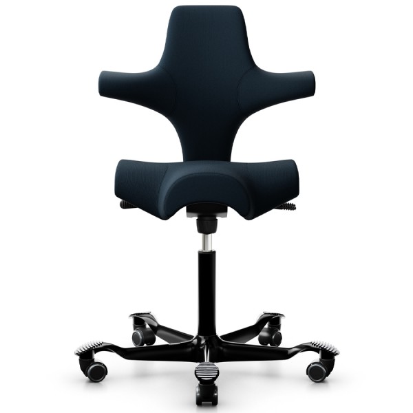 HAG CAPISCO 8106 - Stoff Select 66144 - Gestell schwarz - Frontansicht