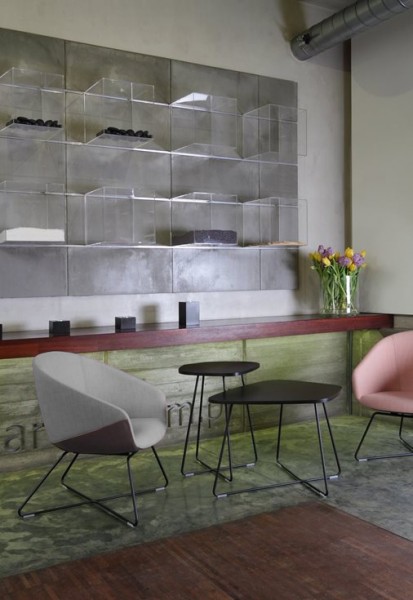 Bejot OXXO Loungesessel OC 424 Stoff Remix grau anthrazit