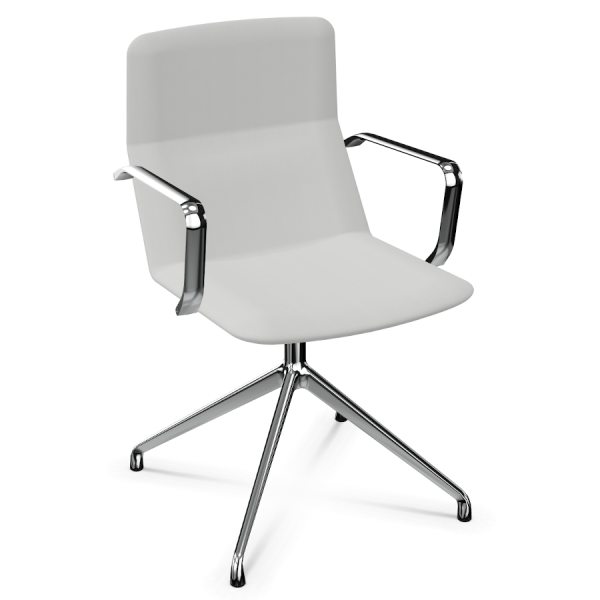LD Seating FLEXI Konferenzstuhl F20-N6 Gestell in chrom