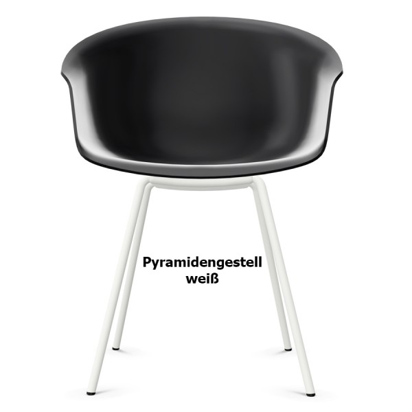 Interstuhl SHUFFLEis1 SU371 - Pyramidengestell weiß