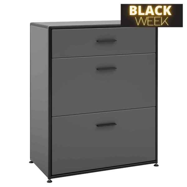 Bosse Highboard basaltgrau | Black Edition 