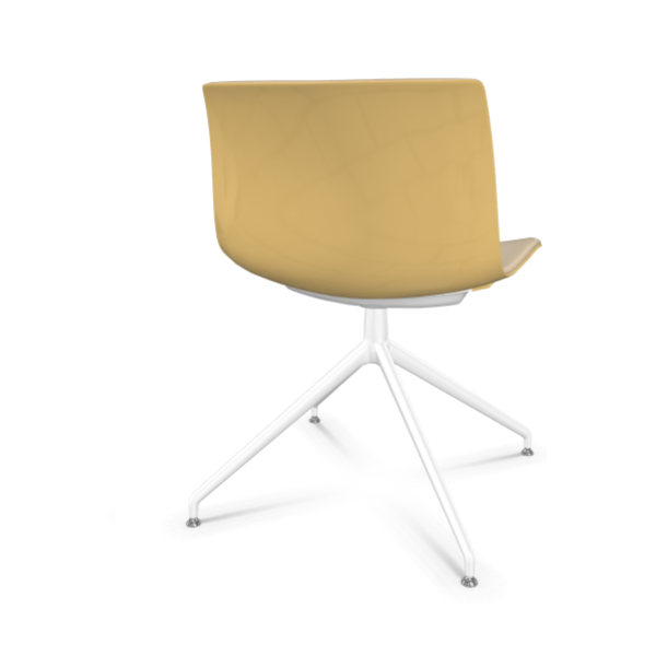 Arper Catifa 53 Farbe sand 420 Gestell weiss