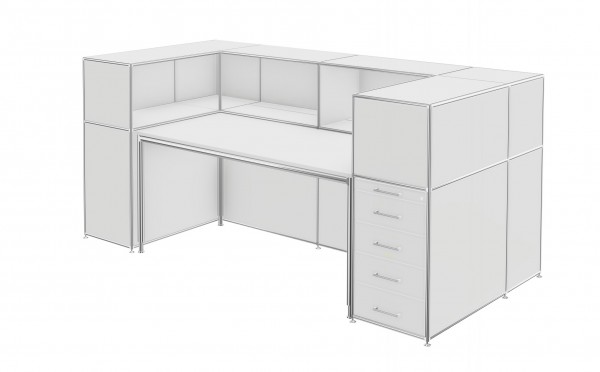Bosse Modul Space Empfangstheke 2 von vorne