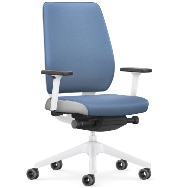 Interstuhl JOYCE INTERIOR Edition Bürostuhl | Polsterrücken | Blau günstig online kaufen