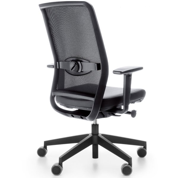 Profim Veris Net 101 SFL Bürodrehstuhl | Stoff Next | Netzrücken | Konfigurator Profim Veris Net Netzrücken schwarz - Sitzbezug Next NX-16 schwarz - Kunststofffußkreuz schwarz