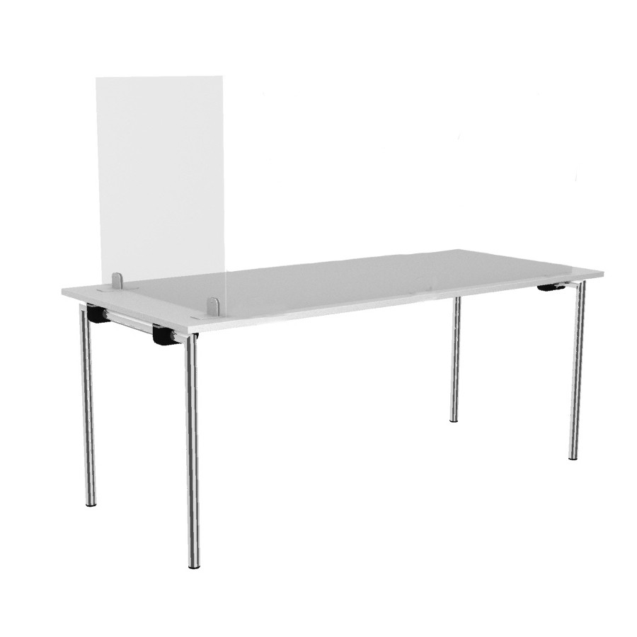 Rosconi T2 Tisch-Trennwand Breite 75 cm - Virenschutz Spuck & Niesschutz Schr... RO11021