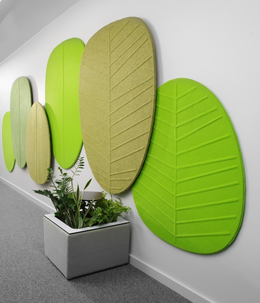 Bejot Alberi Akustik Blatt Wandabsorber grün klein Foto