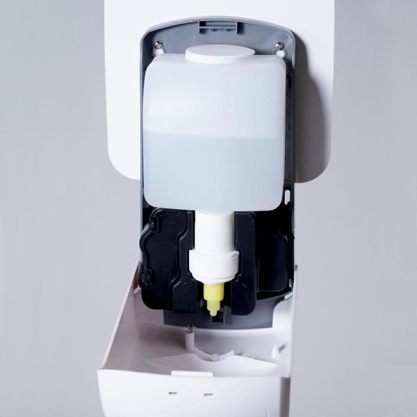 Desinfektionsspender höhenverstellbar mit Sensor und Standfuß - Detail 2