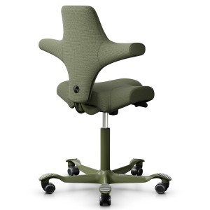 HAG Capisco 8106 mit Designstoff Sirdal in Grün - Gestell Moss grey HAG Capisco 8106 mit Designstoff Sirdal in Grün - Gestell Moss grey